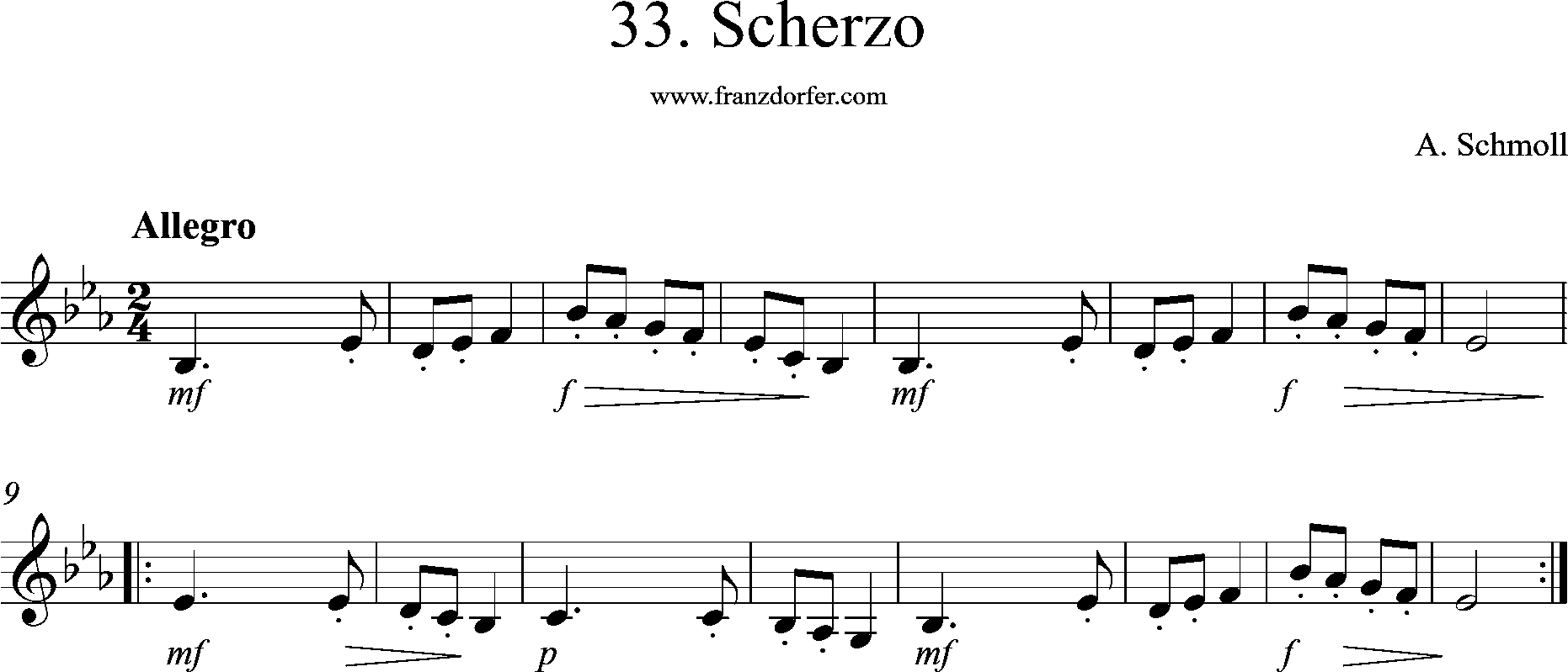 scherzo, Eb-Low